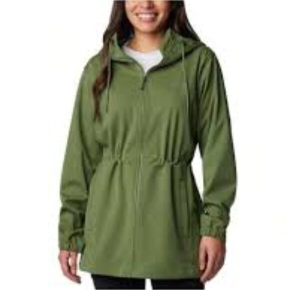 Columbia Jackets & Blazers - Women's Rose Winds Softshell Hooded Jacket Olive Green
